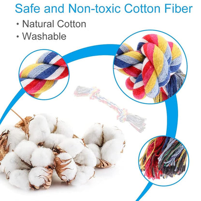 Natural Cotton Puppy & Cat Chew Toys