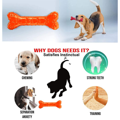 Natural Rubber Puppy Chew Bone