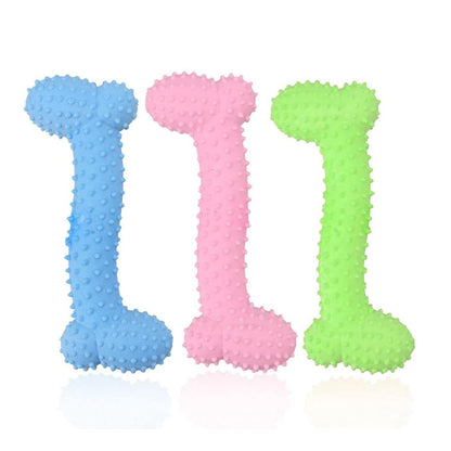 Rubber Dog Bone Chew Toy