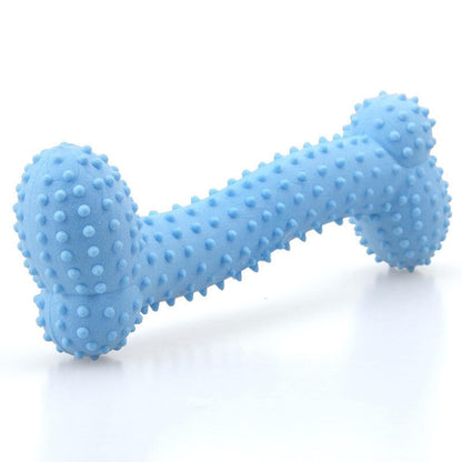 Rubber Torn Bone Dog Toy