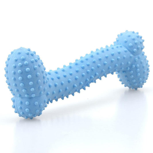 Rubber Torn Bone Dog Toy