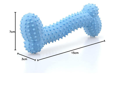 Rubber Torn Bone Dog Toy