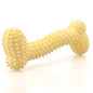 Yellow Rubber Bone Chew Toy