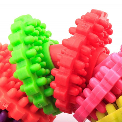 Colorful Rubber Ring Dog Toy