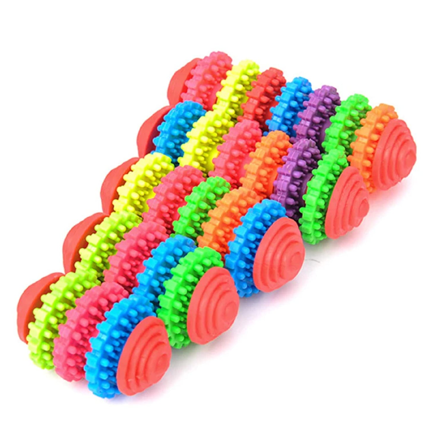Colorful Rubber Ring Dog Toy