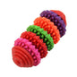 Colorful Rubber Ring Dog Toy