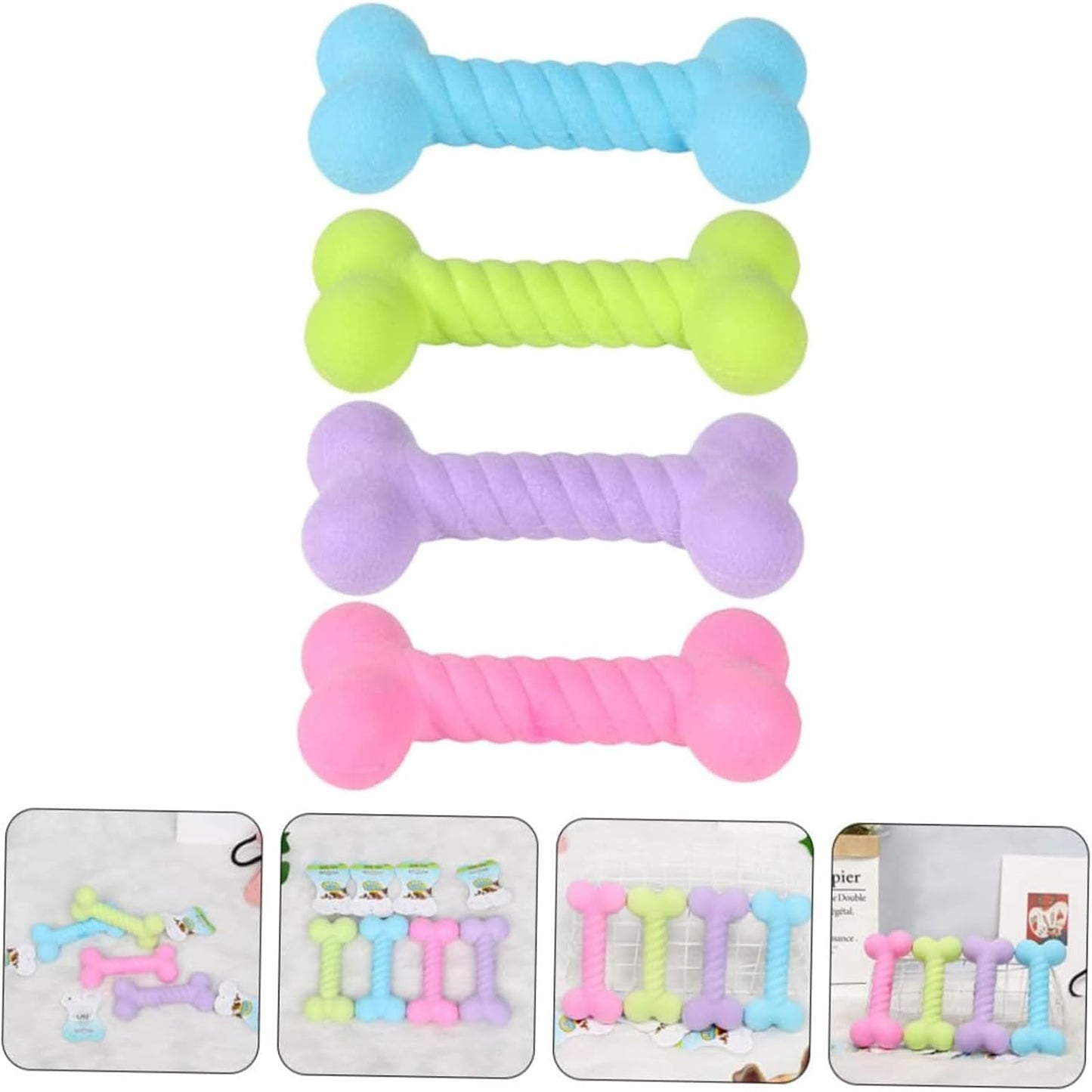 Rubber Teething Stick Dog Toy