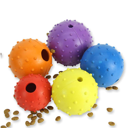 Interactive Treat Dispensing Dog Ball