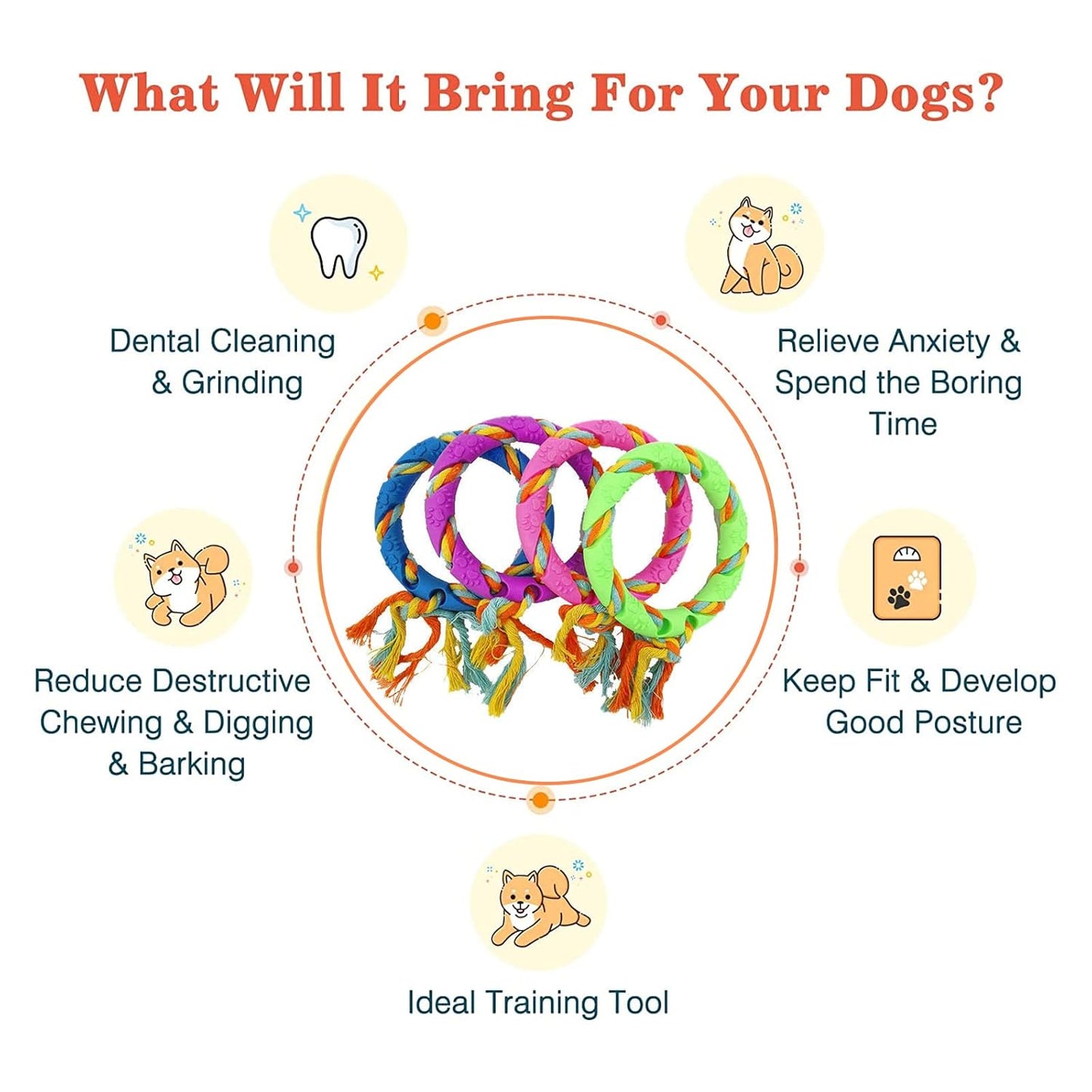 Rubber Ring Puppy Chew Toy