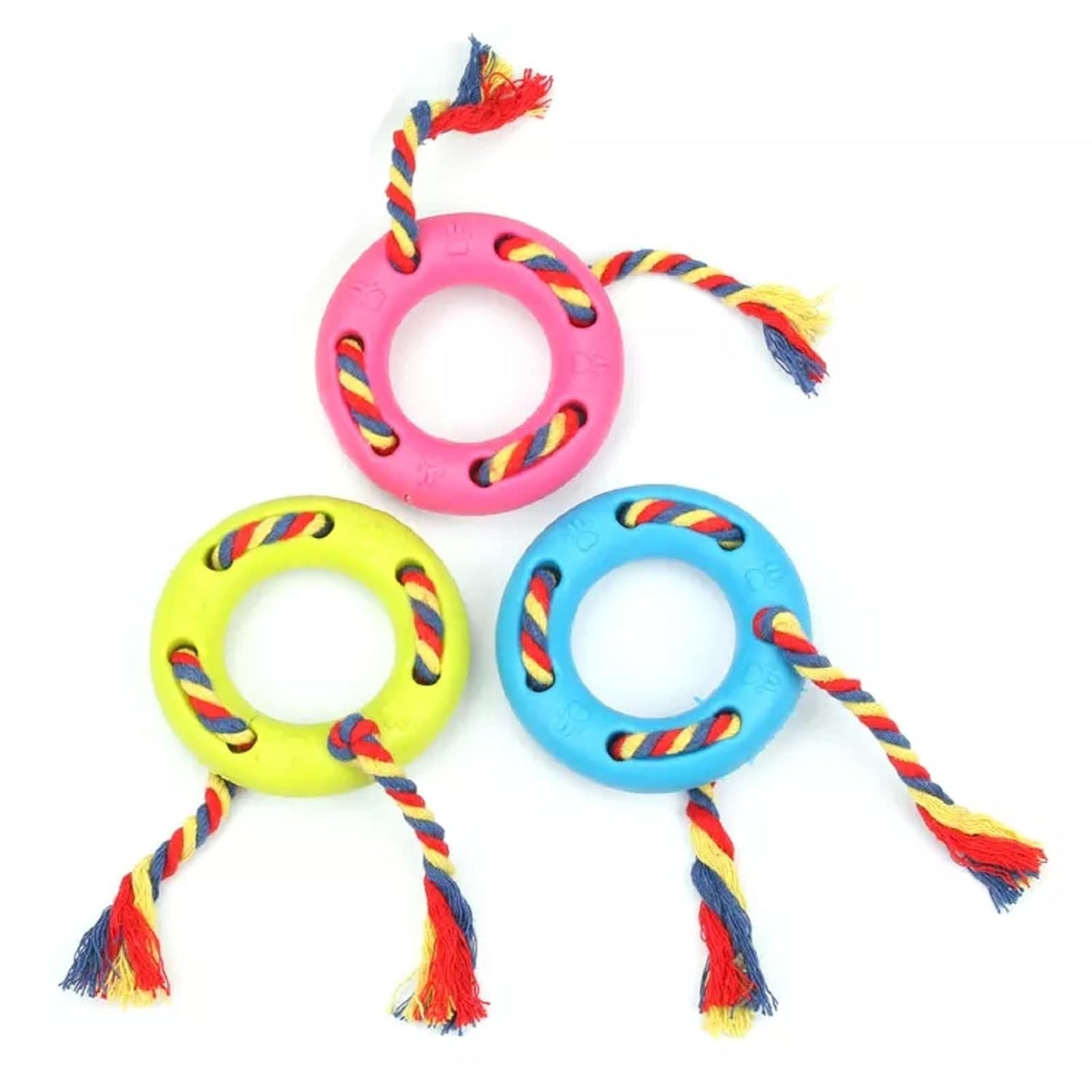 Rubber Ring Rope Dog Toy