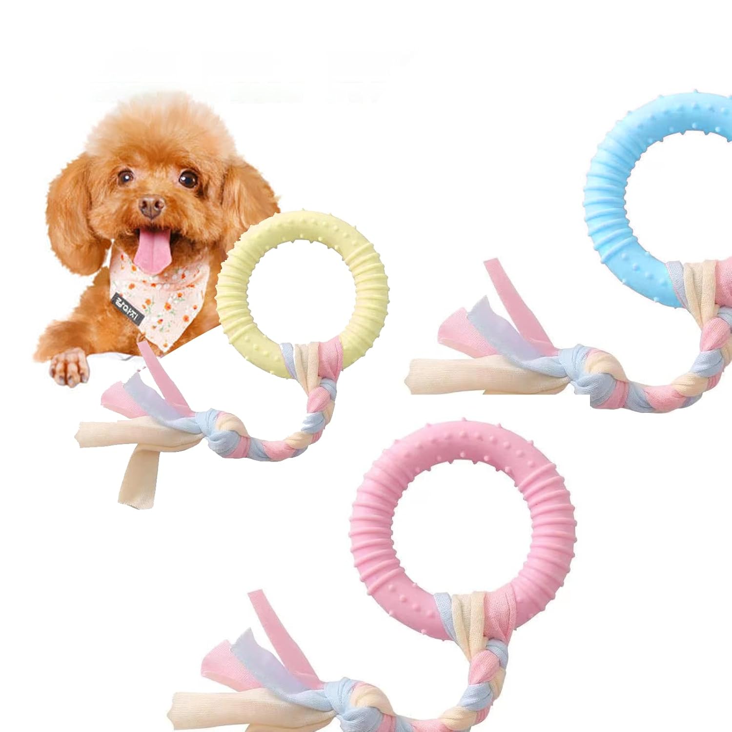 Teeth Cleaning Chew Toys for Small Medium Large Dogs