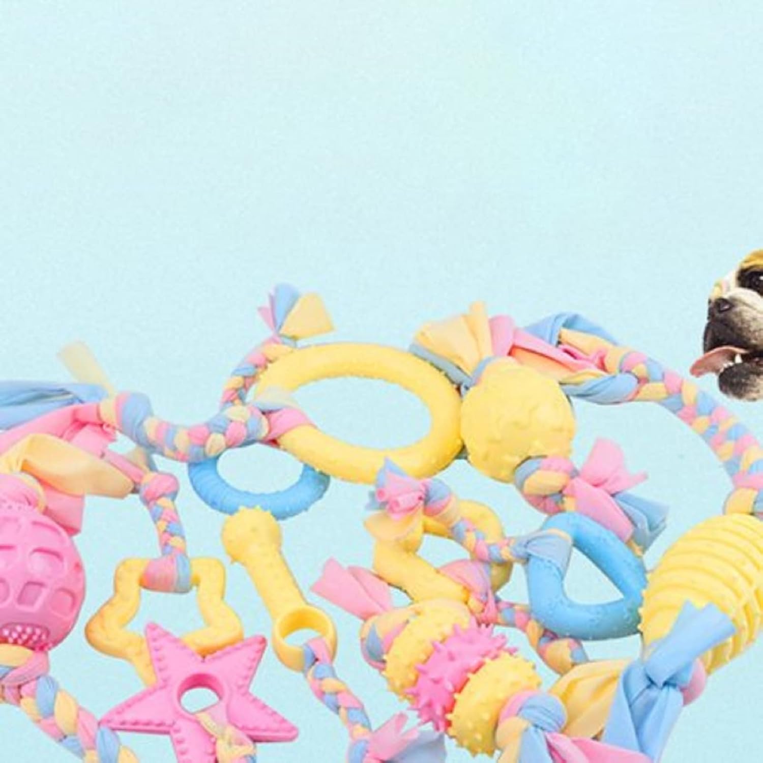 Teeth Cleaning Chew Toys for Small Medium Large Dogs