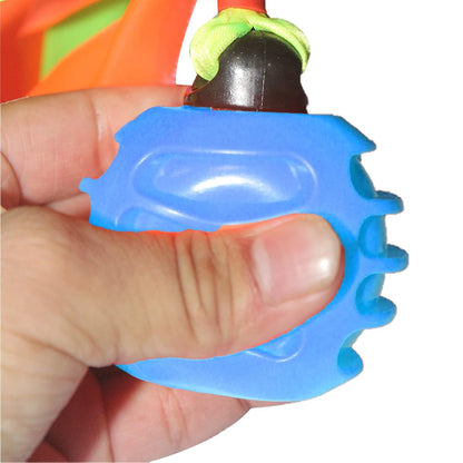Squeaky Dog Toy TPR  Ball , Ribbon Tails