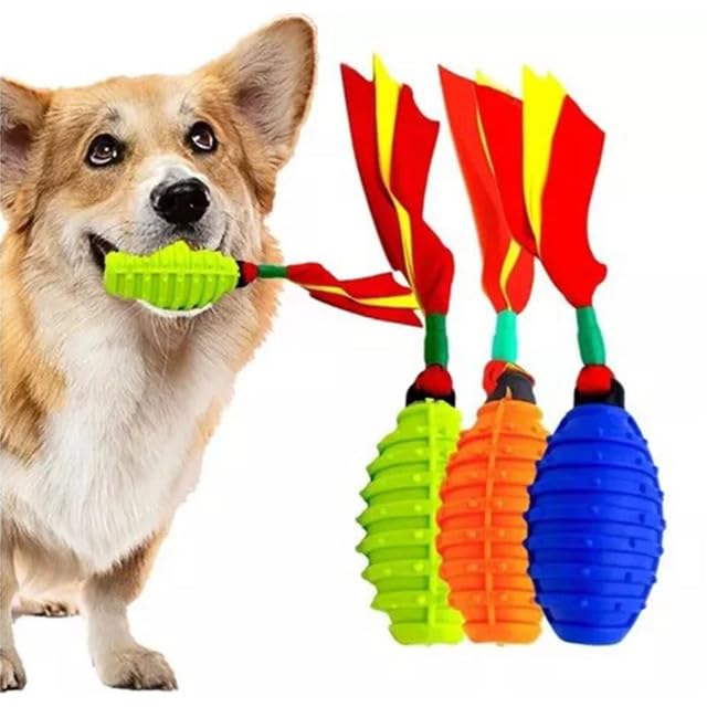 Squeaker Rope Tug Dog Toy