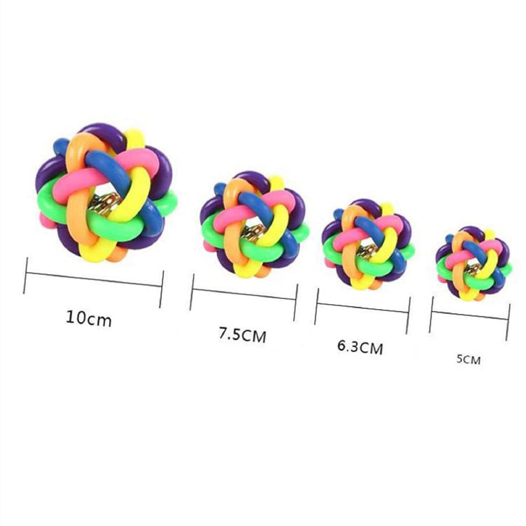 Dog Toy Rainbow Rubber Ball
