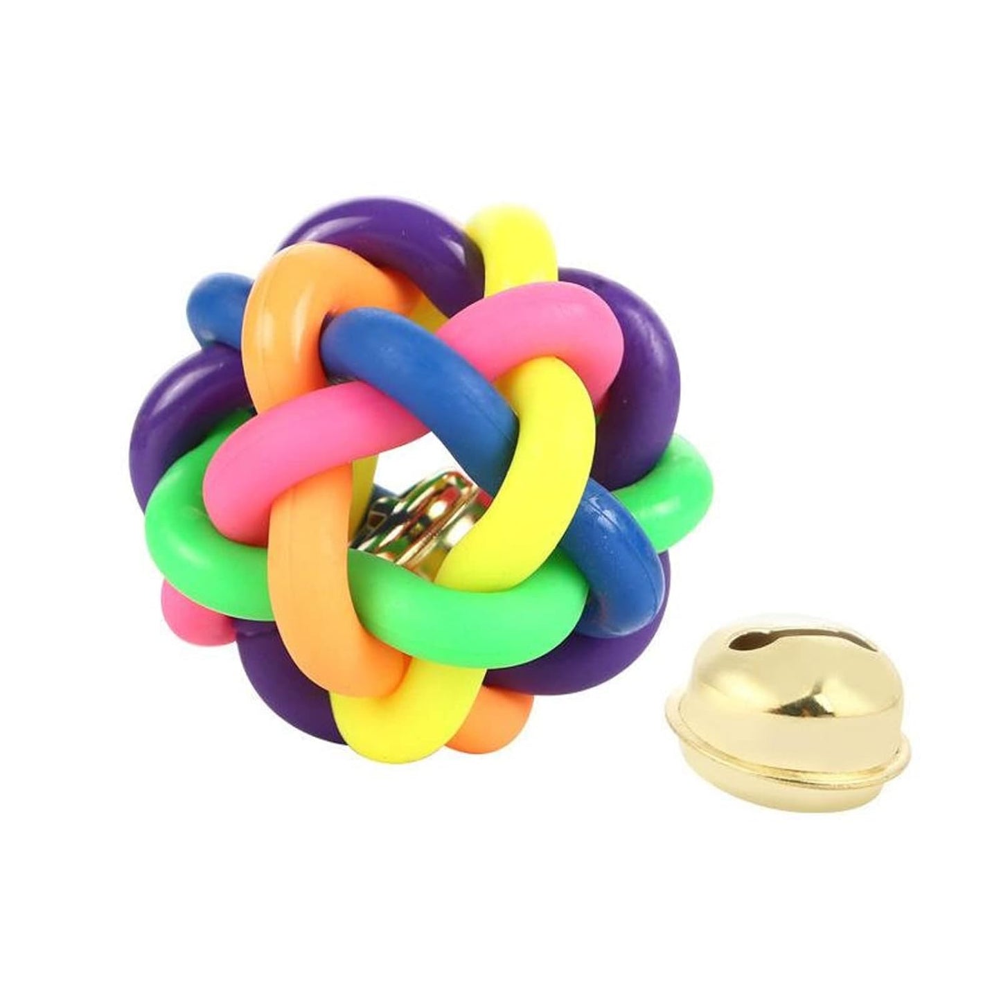 Dog Toy Rainbow Rubber Ball