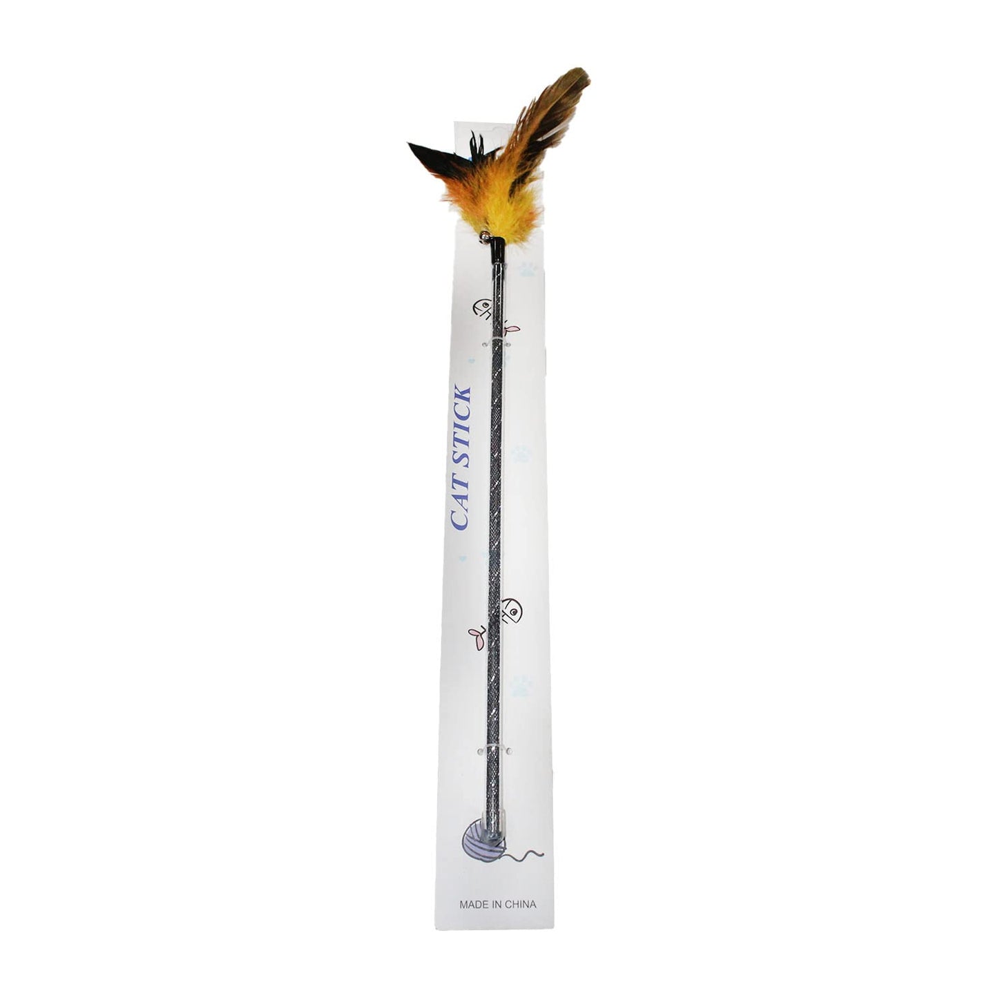 Retractable Feather Wand Cat Toy