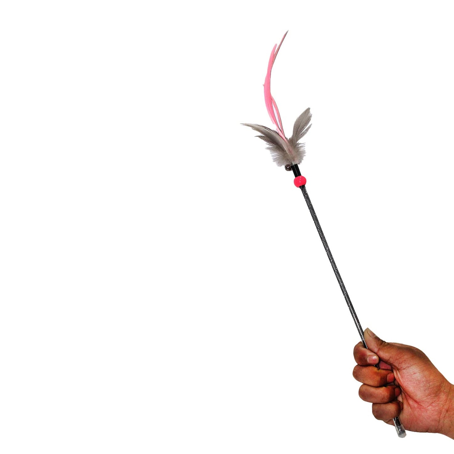 Retractable Feather Bell Cat Wand