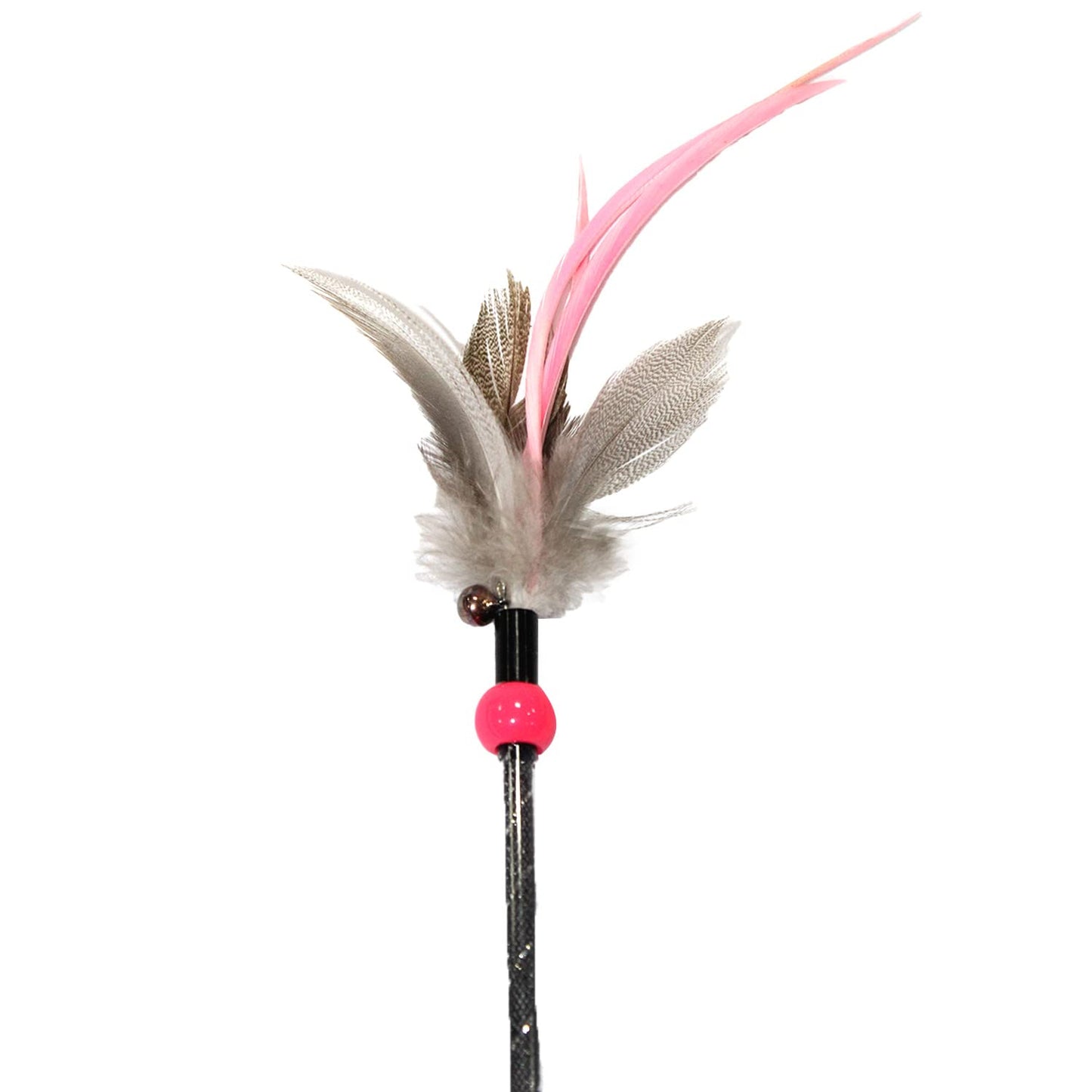 Retractable Feather Bell Cat Wand