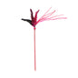 Pearl Tassel Feather Cat Wand