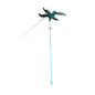Pearl Ribbon Feather Cat Wand