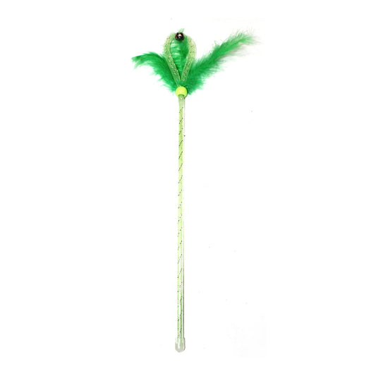 Feather Bell Interactive Cat Wand