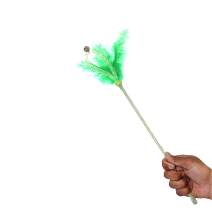 Feather Bell Interactive Cat Wand