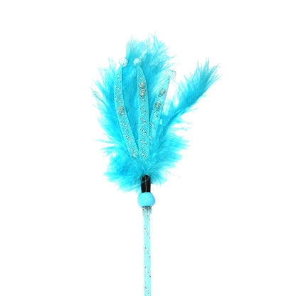 Nylon Worm Pearl Cat Wand