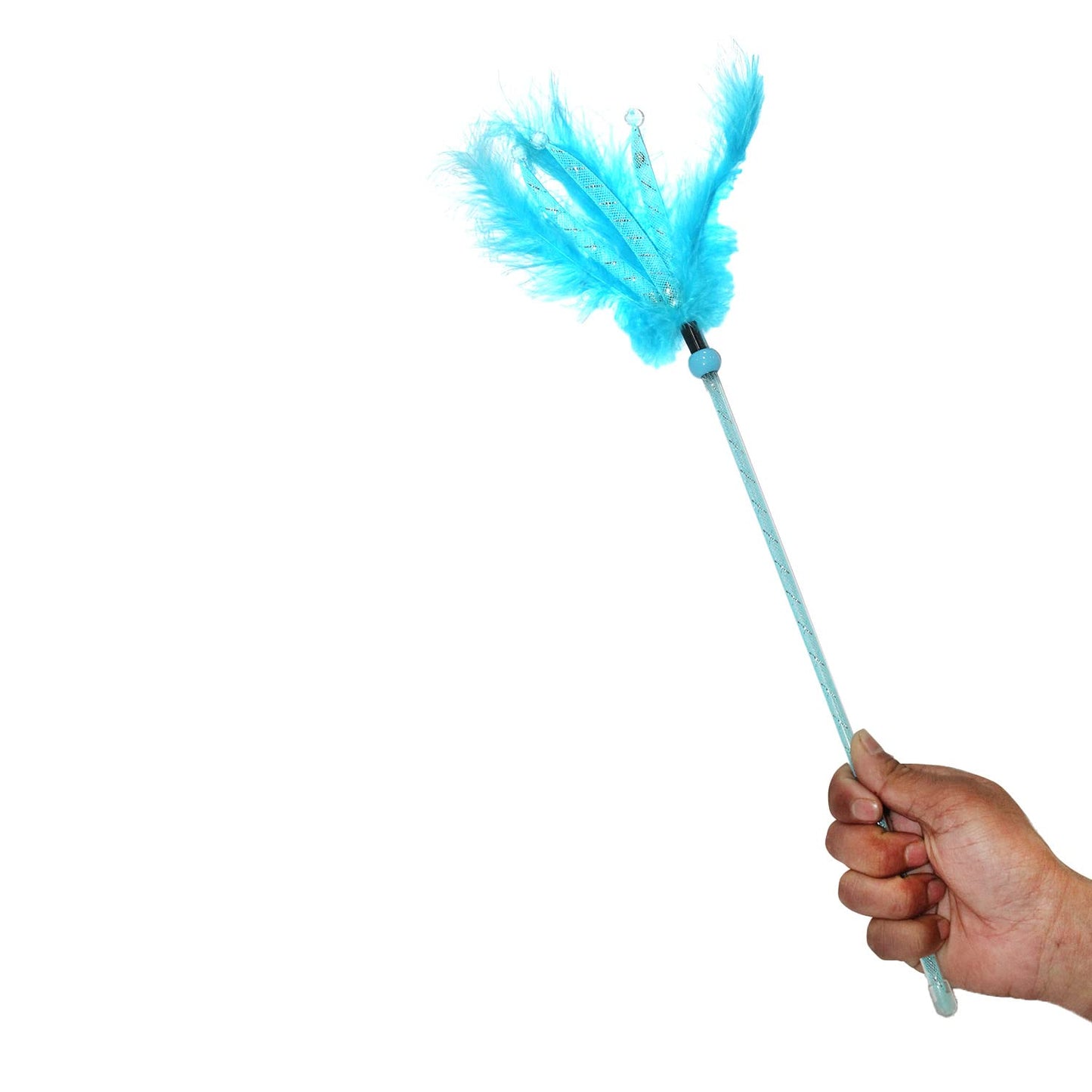 Nylon Worm Pearl Cat Wand