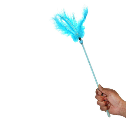 Nylon Worm Pearl Cat Wand