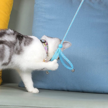 Colourfull Spring Bell Cat Wand