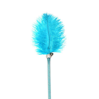 Thread Feather Worm Cat Wand
