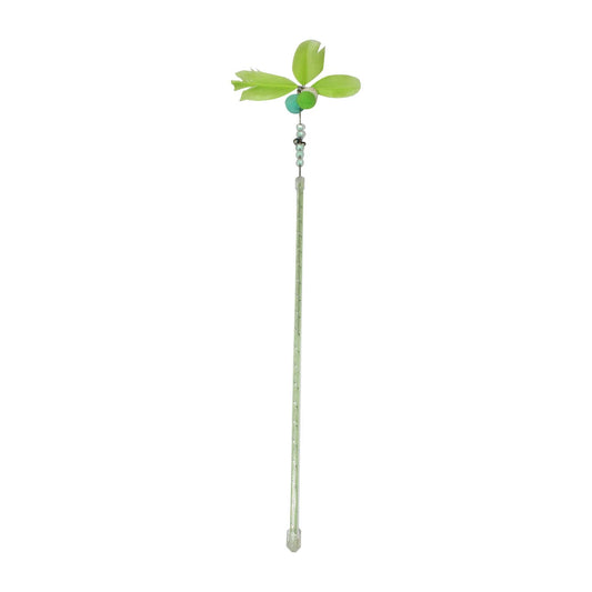 Feather Puff Pearl Cat Wand