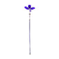 Purple Feather Bell Cat Wand