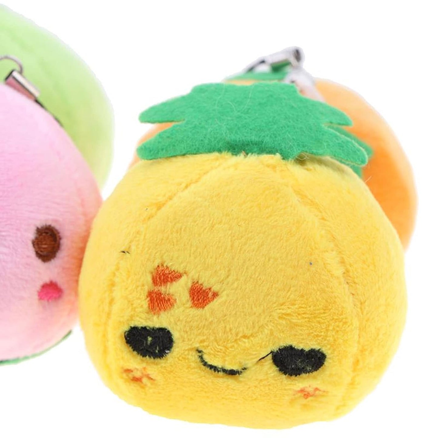 Mini Plush Fruit Cat Toys