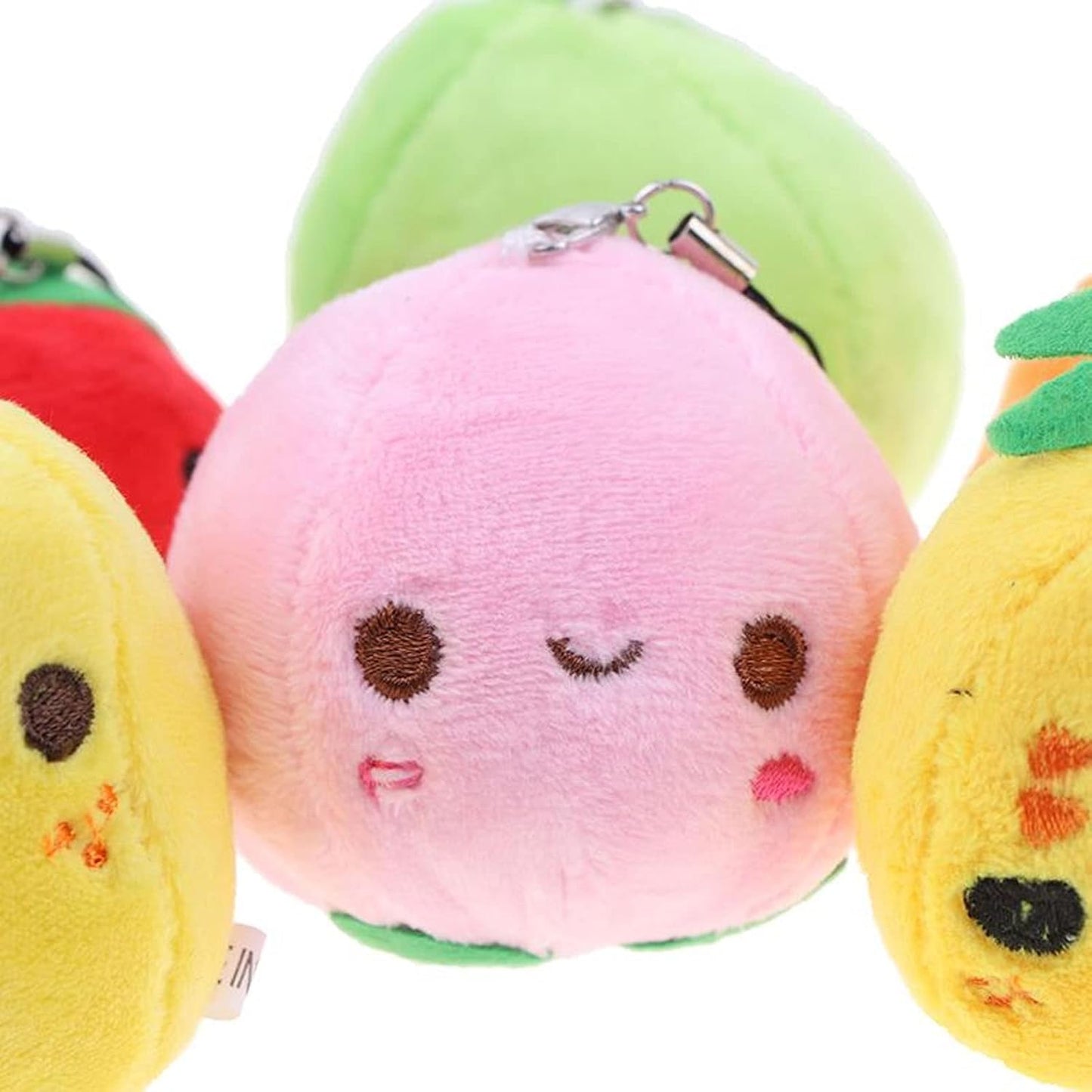 Mini Plush Fruit Cat Toys