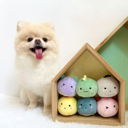 Mini Plush Fruit Cat Toys