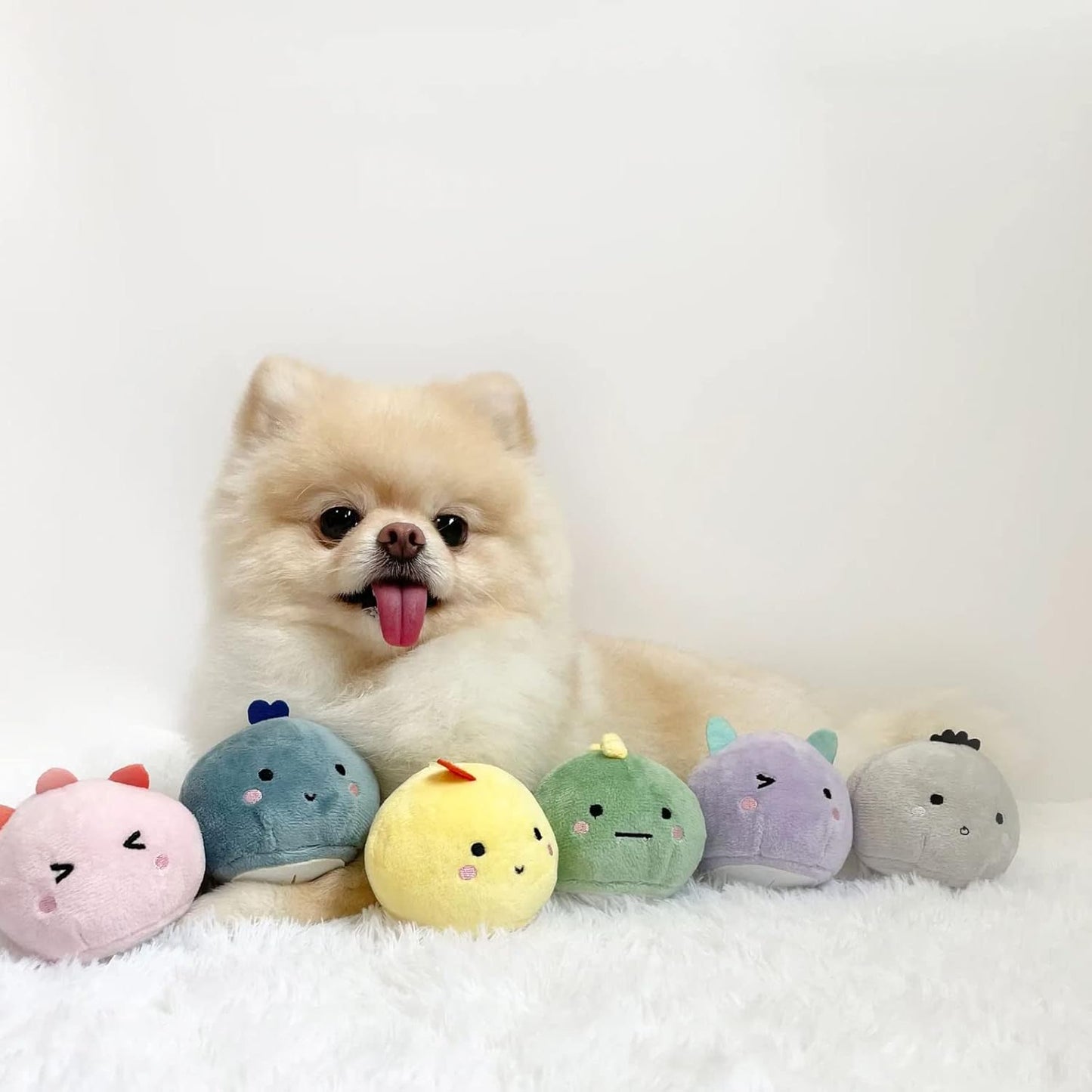 Mini Plush Fruit Cat Toys