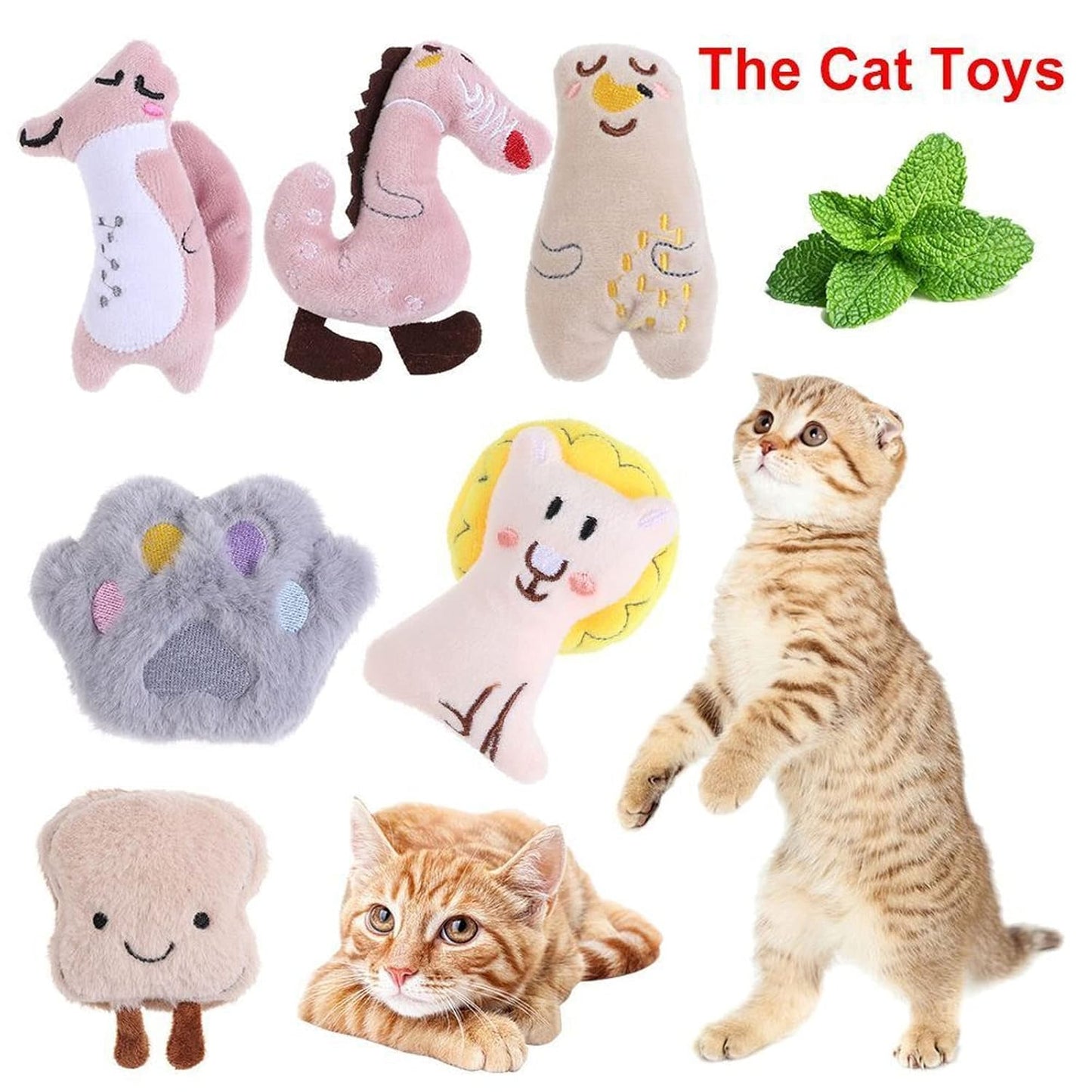 Interactive Soft Plush Toy for Cats