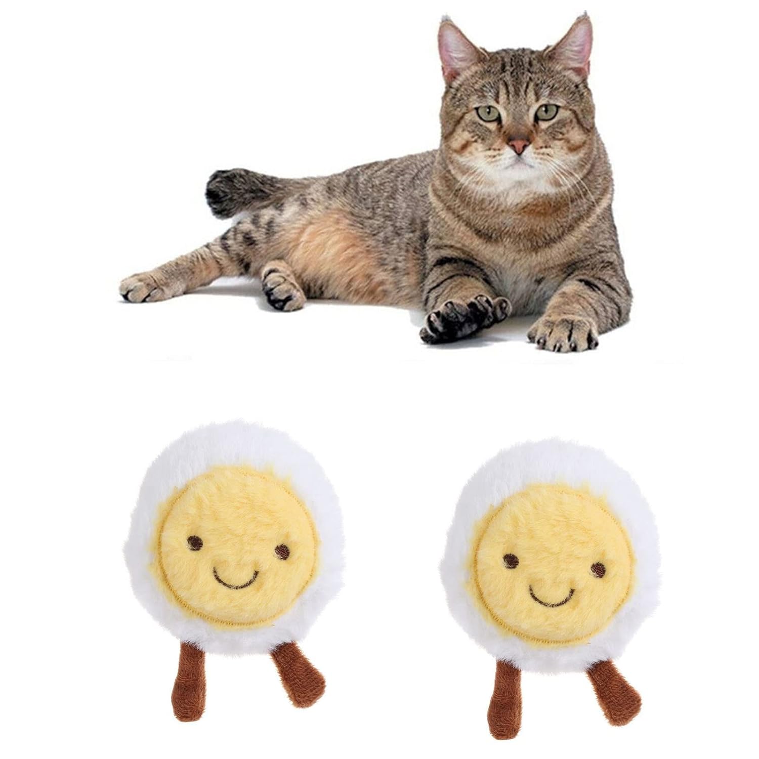 Interactive Soft Plush Toy for Cats