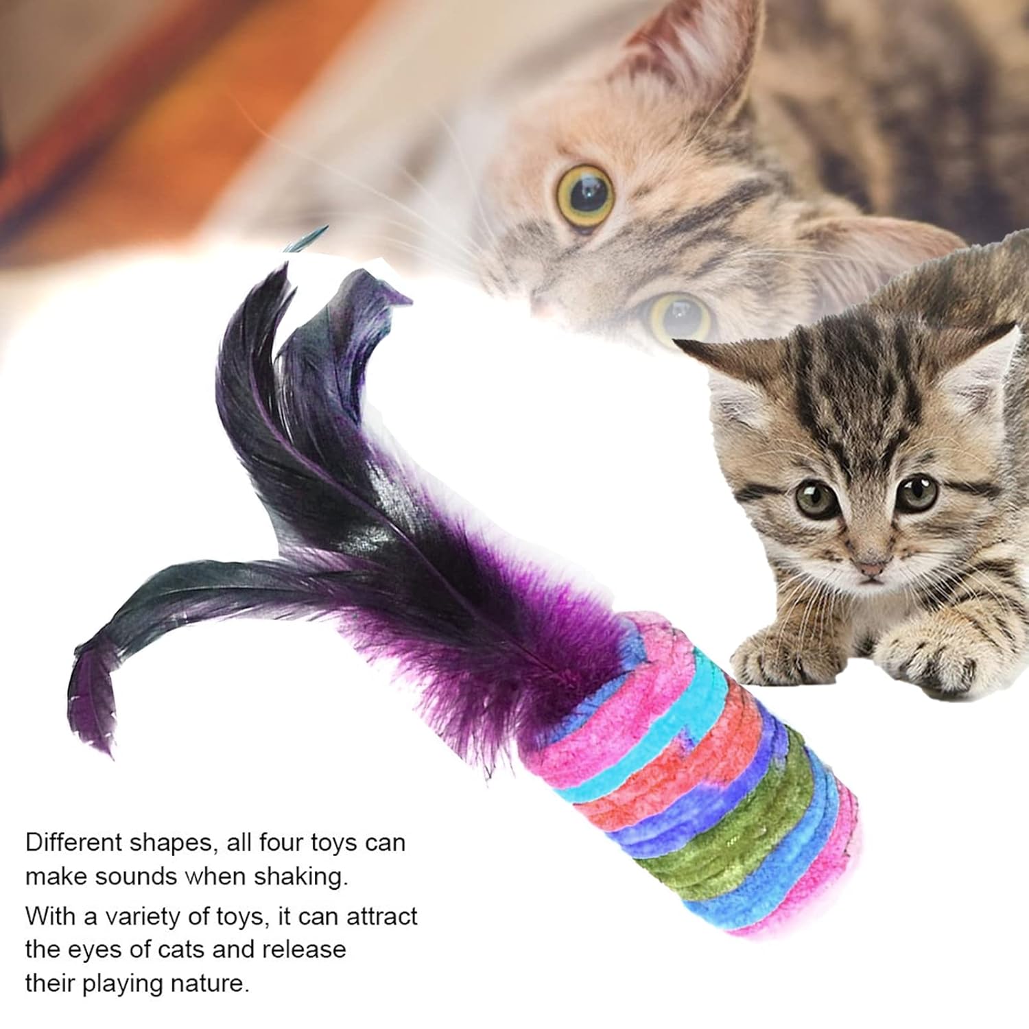 Cat Feather Toss Toys