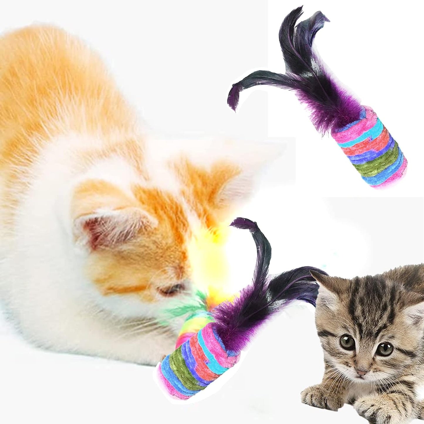 Cat Feather Toss Toys