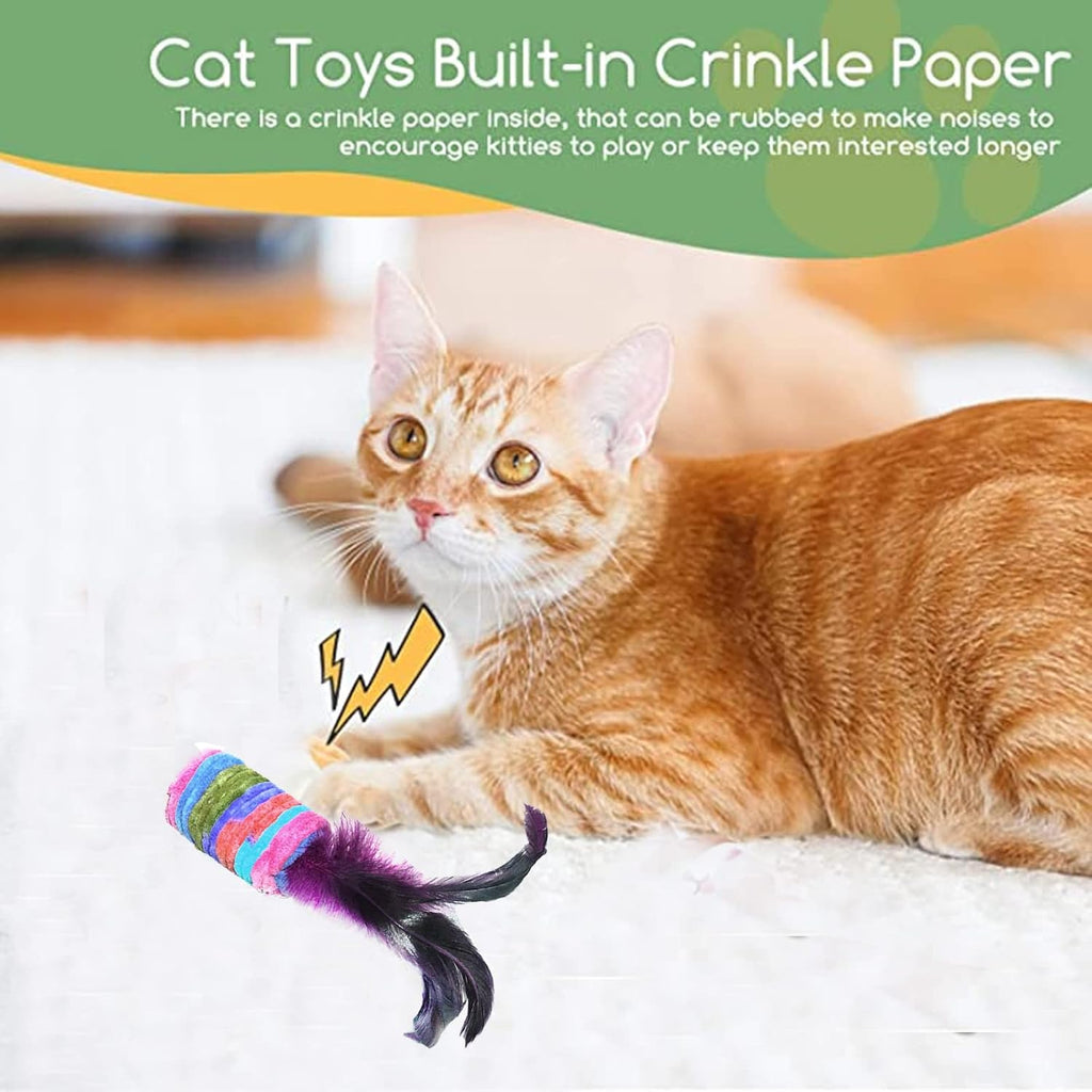 Cat Feather Toss Toys