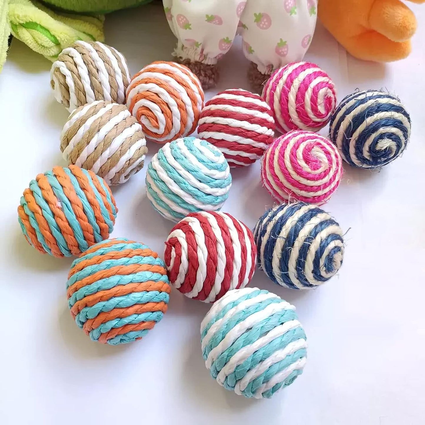 Sisal Rattle Cat Ball Toy