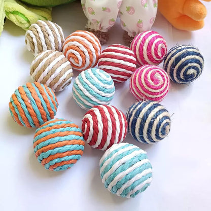 Sisal Rattle Cat Ball Toy