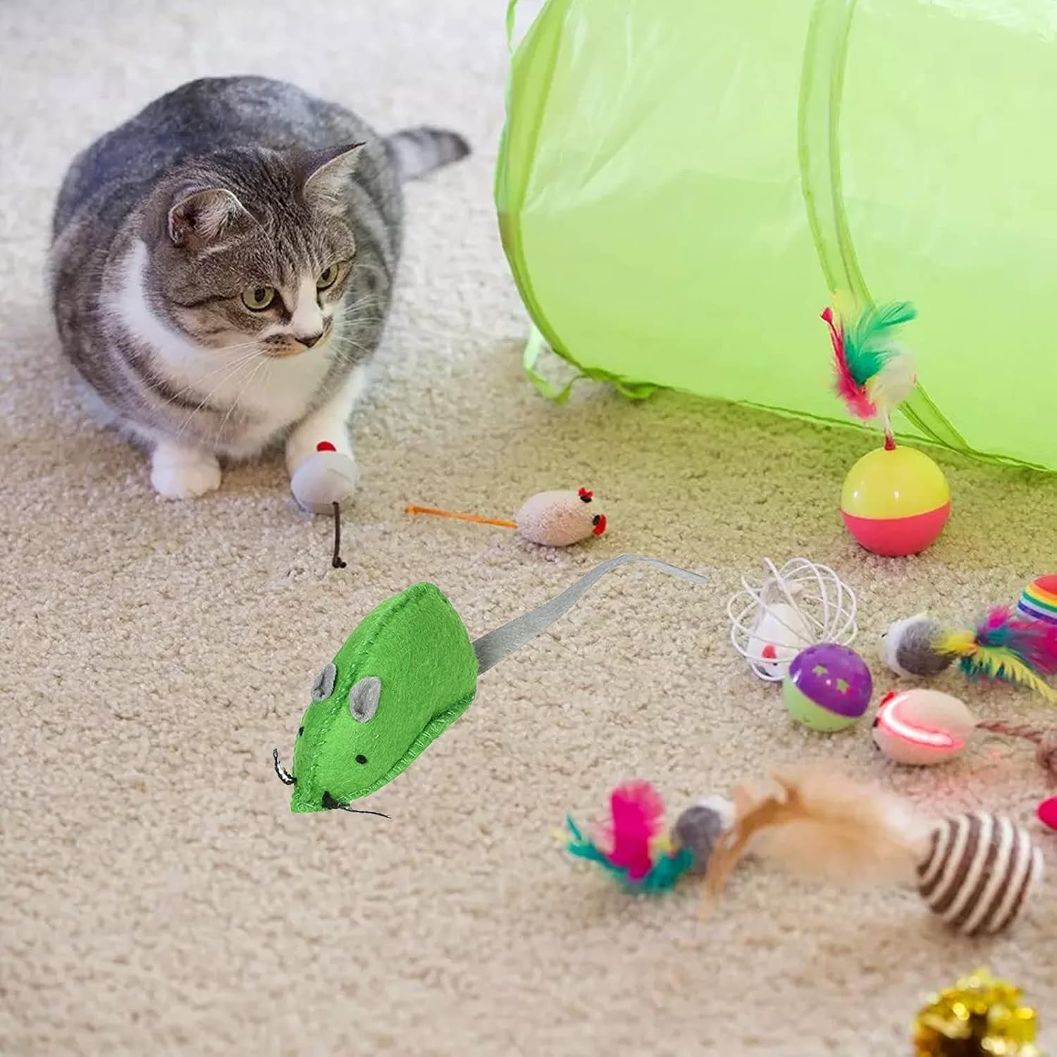 Fake Mouse Toy Kitten Cat