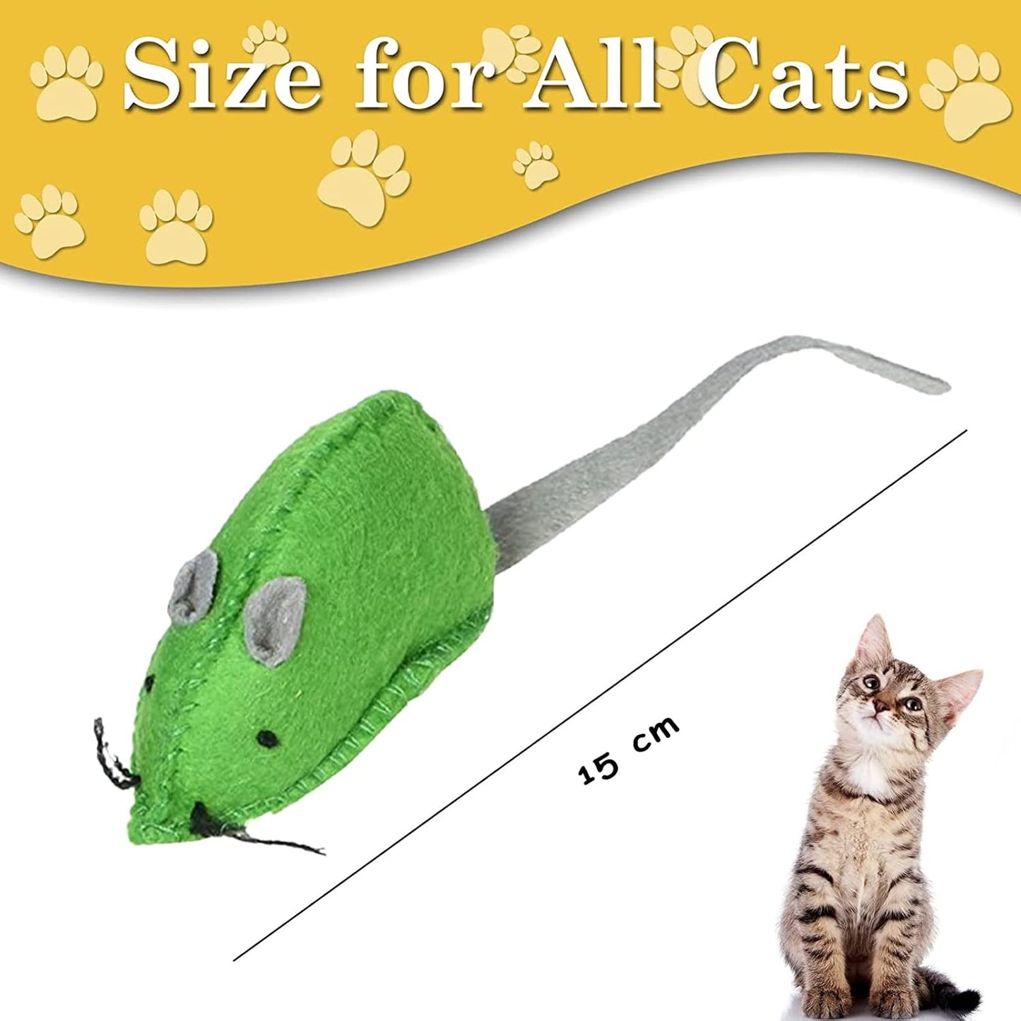 Fake Mouse Toy Kitten Cat