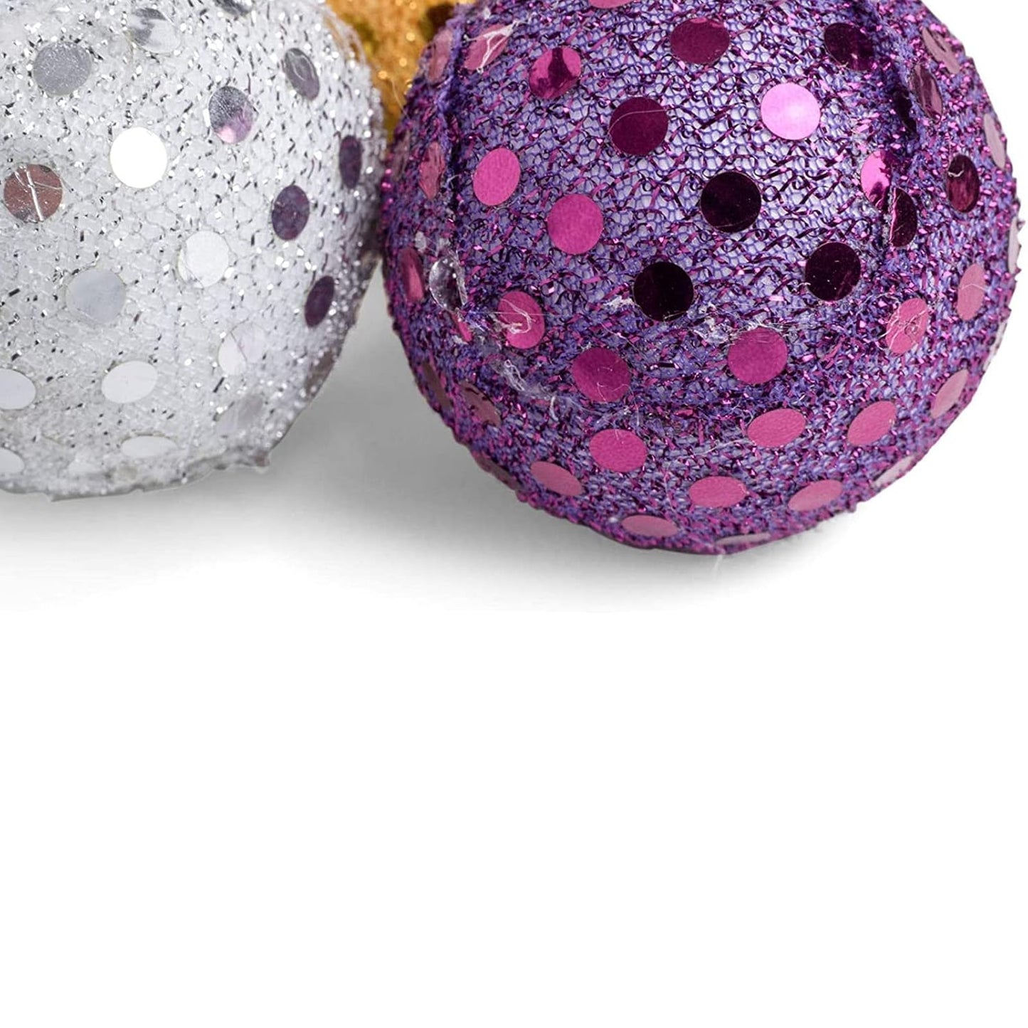 Disco Glitter Cat Ball Toy Pack