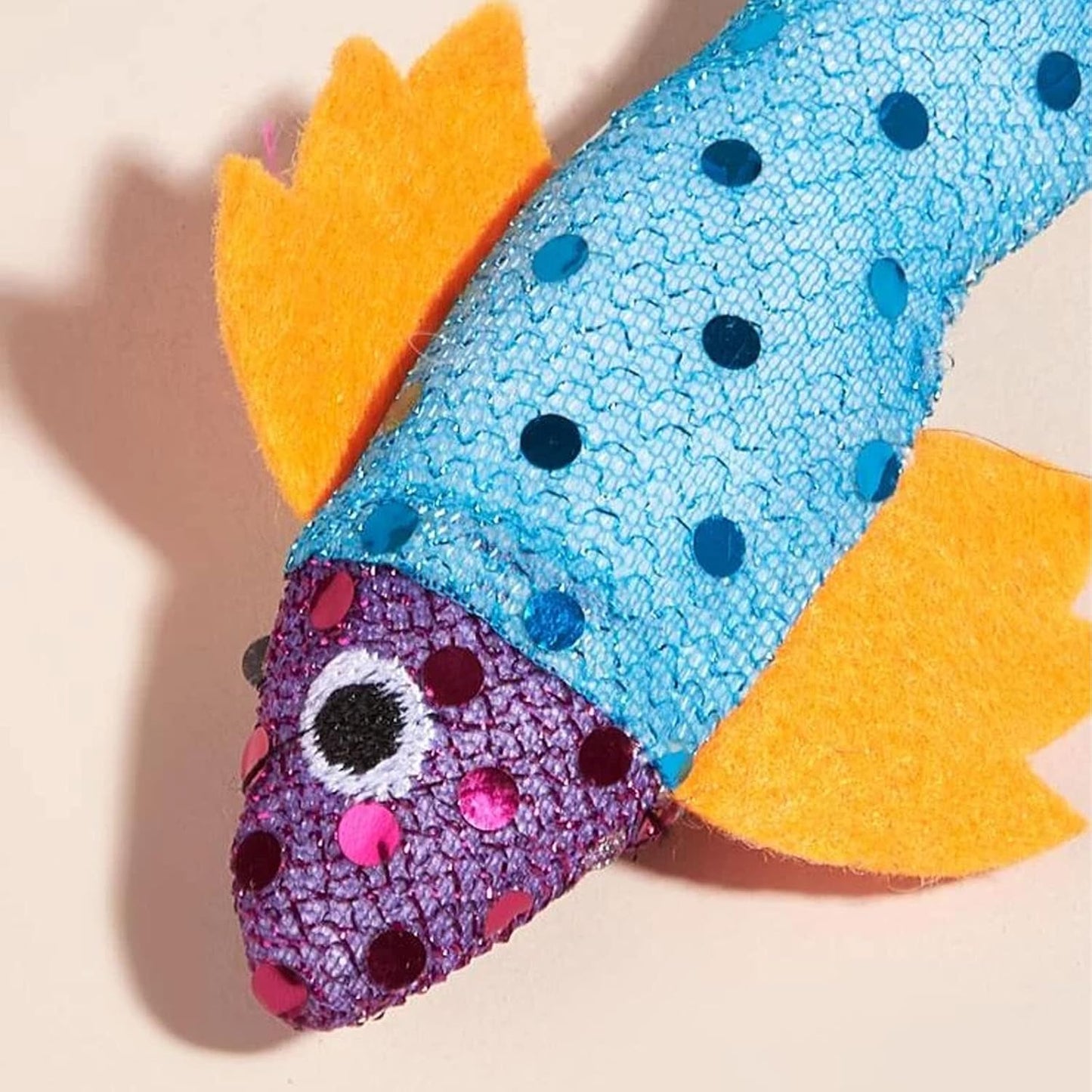 Plush Fish Cat Toy Set