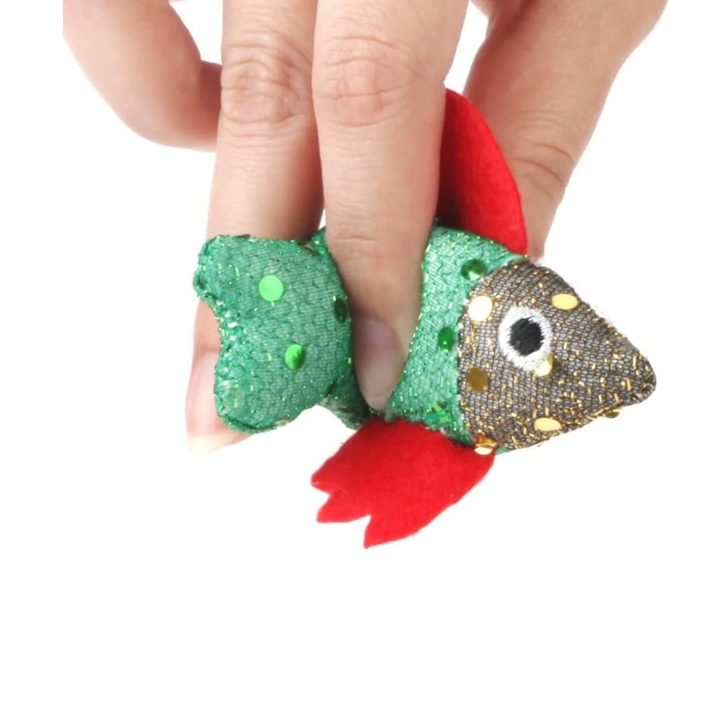 Plush Fish Cat Toy Set
